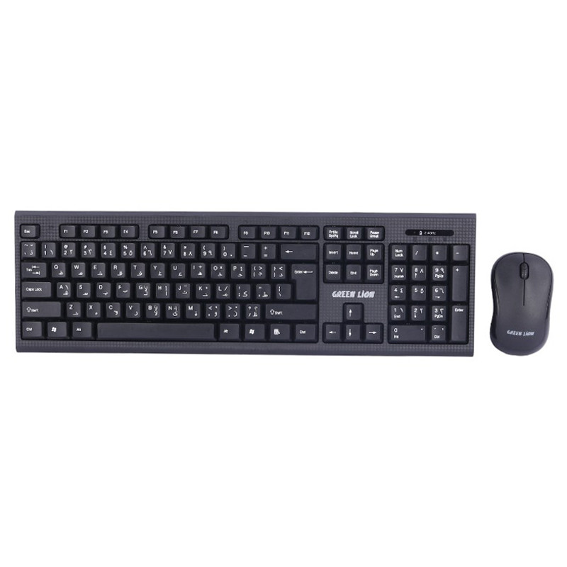 کیبورد و موس وایرلس Green Lion Wireless Keyboard And Mouse 