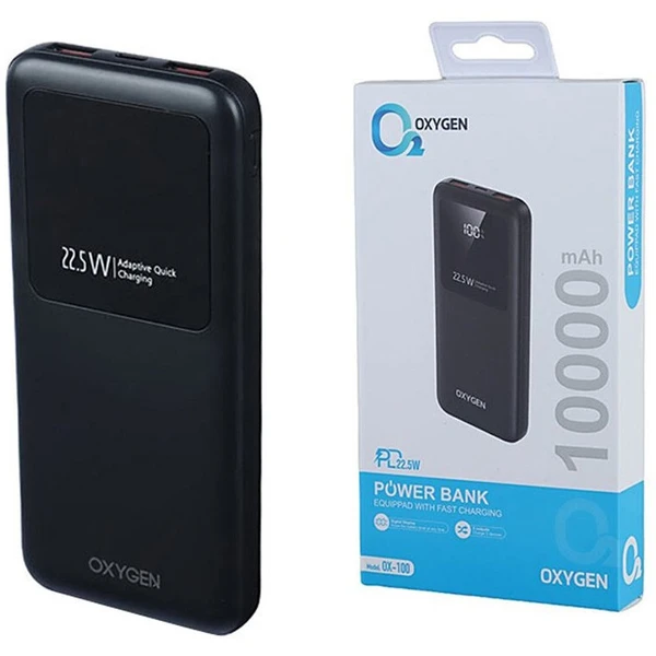 پاوربانک 10000 مدل Oxygen OX-100