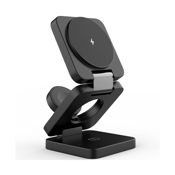 شارژر وایرلس مدل Porodo Multi-Device WIreless Magsafe Charger