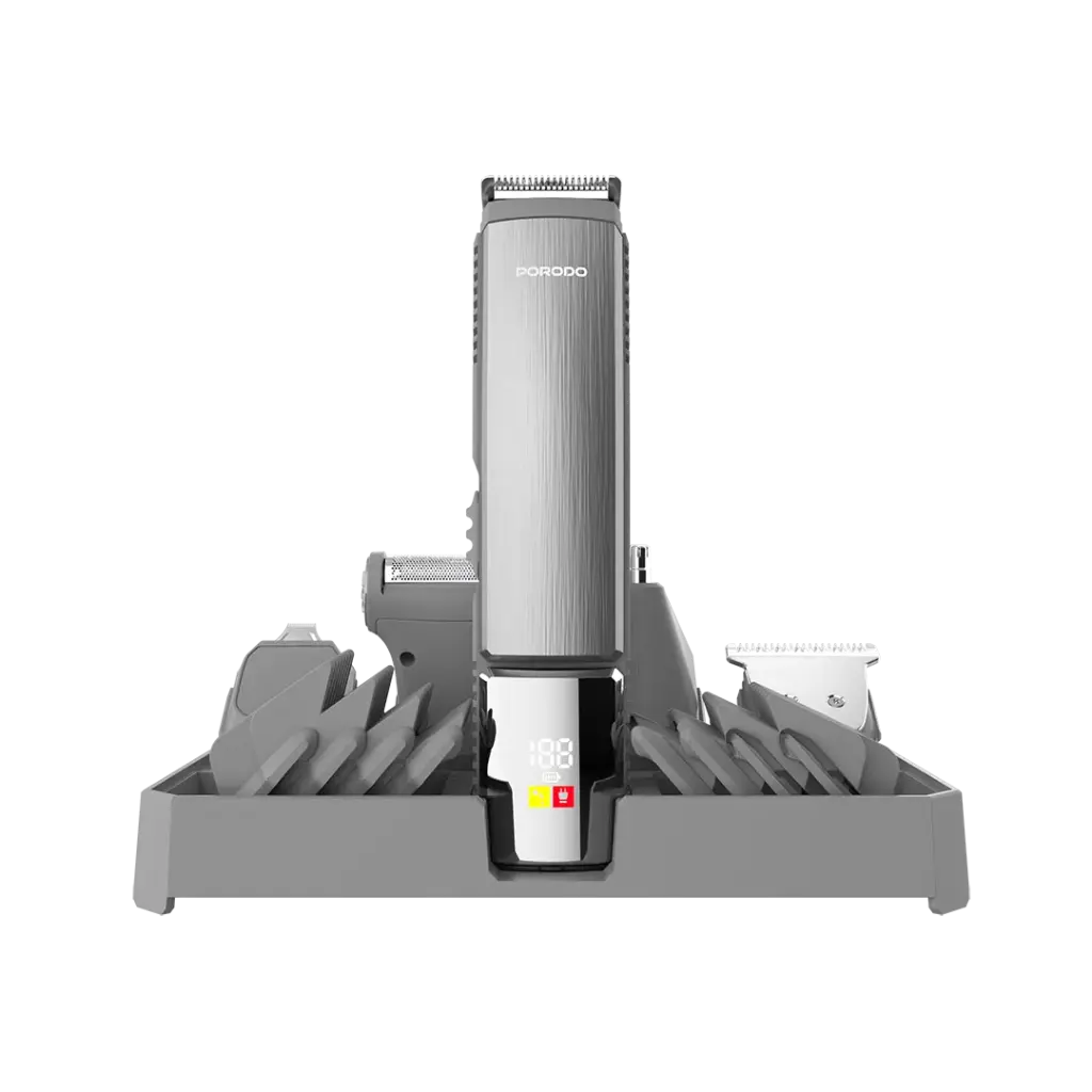 ست ماشین اصلاح حرفه ای 14 عددی پرودو Porodo Lifestyle 14-IN-1 Trimming Kit PD-LFST112