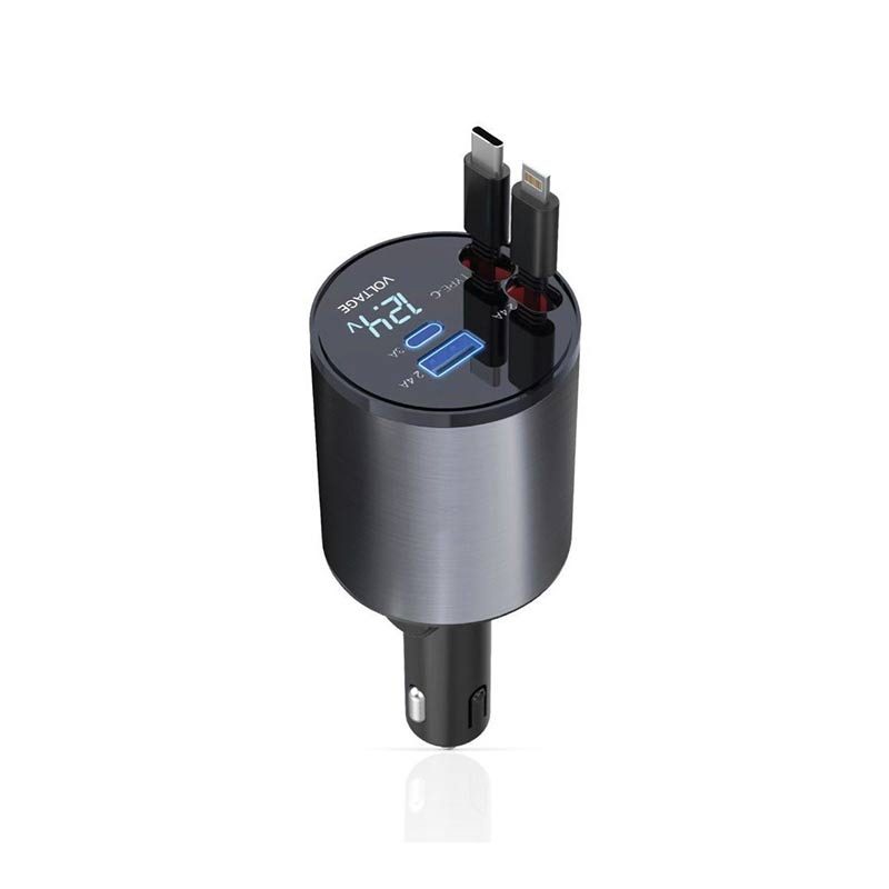 شارژر فندکی مدل Green Lion 4 in 1 car charger 