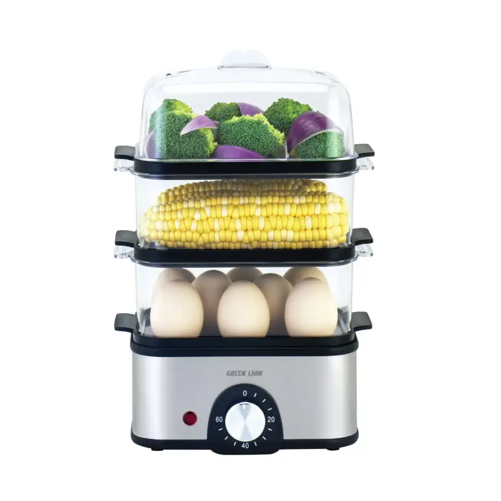 هواپز سه طبقه مدل Green Lion 3-Tier Egg Cooker