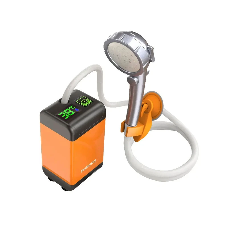 دوش هوشمند شارژی مدل Porodo portable electric shower pump