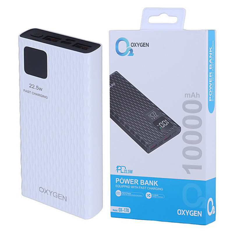 پاوربانک 10000 مدل Oxygen OX-170