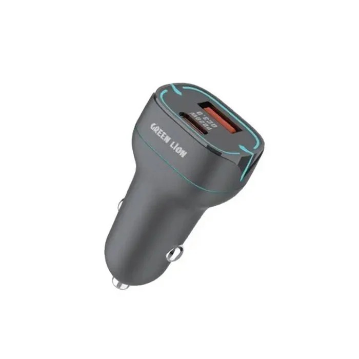 شارژر فندکی 38وات دو پورت گرین لاین Green Lion 38w dual port car charger 