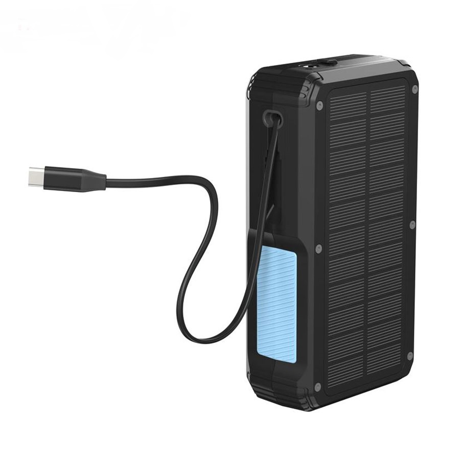 پاوربانک 27000 خورشیدی مدل Powerology solar wireless charging