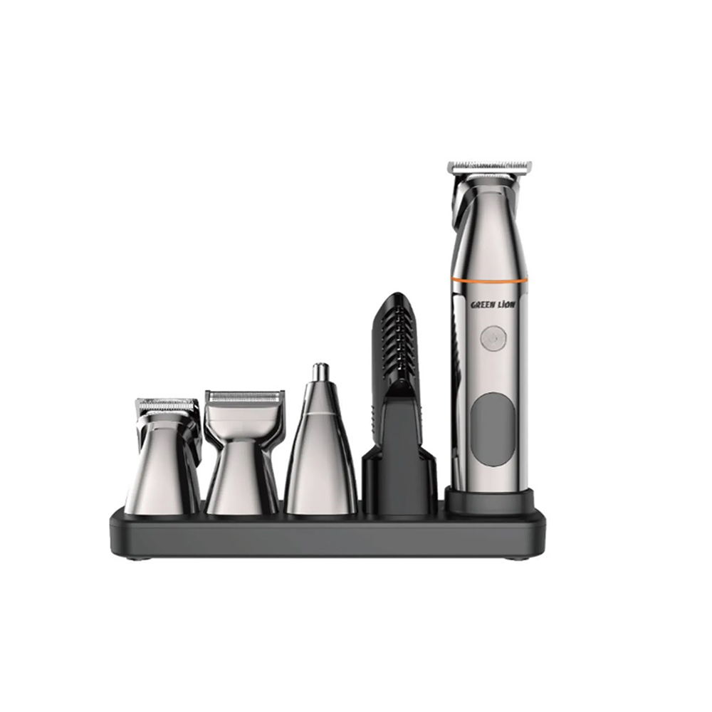 کیت 5 کاره ماشین اصلاح سر گرین لاین مدل Green Lion 5 In 1 Multi-Function Hair Clipper Set