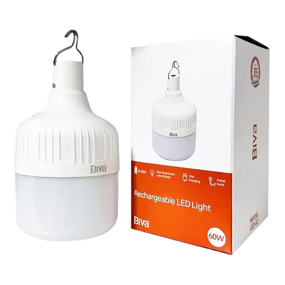 لامپ آویزدار شارژی BIVA LED LIGHT 60W